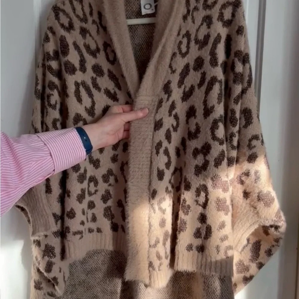 Anthropologie Leopard Print cardigan by Akemi & Kin, open front, style “Louise” - Picture 5 of 6